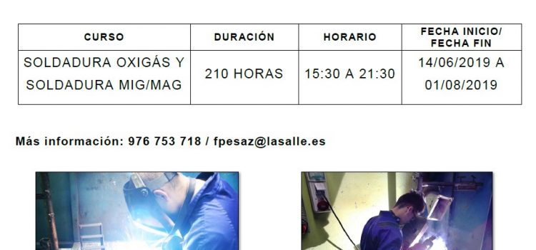 ¡Nuevo curso gratuito de soldadura! ¡Nuevo curso gratuito de soldadura!